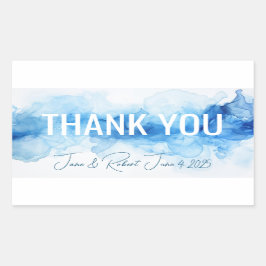 Obrigado adesivos ou selos de envelopes ou favores