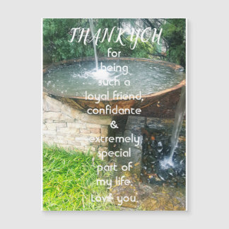 Obrigado, Amigo Especial Cartão de Saudação Magnét