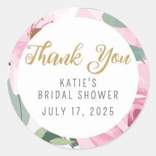 Obrigado Amor está em Flor Adesivo