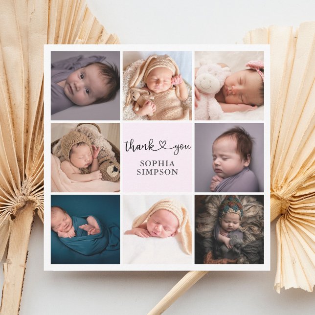 Obrigado Anúncio de Foto de Script de Coração (Criador carregado)