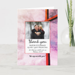 OBRIGADO AO CARTÃO COM FOTOS DE Scripting PASTOR