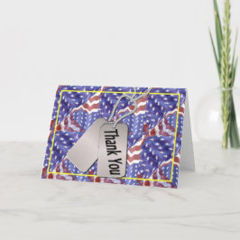 Obrigado Ao Nosso Cartão De Tropas