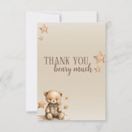 Obrigado Beary Muita Cartões de agradecimentos