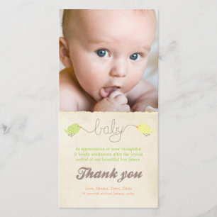 Obrigado bonito dos pássaros você nota o modelo da