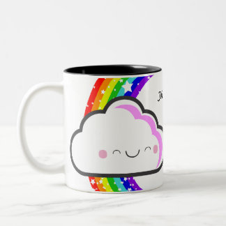 Obrigado caneca do arco-íris de KAWAII pelo