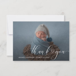 Obrigado Carimbo de anúncio de nascimento