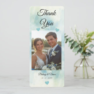 Obrigado - Cartão de Casamento