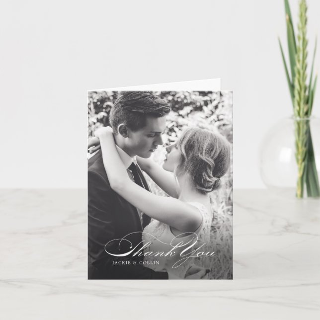 Obrigado Cartão De Casamento (Frente)