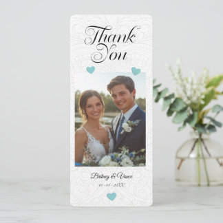 Obrigado - Cartão de Casamento