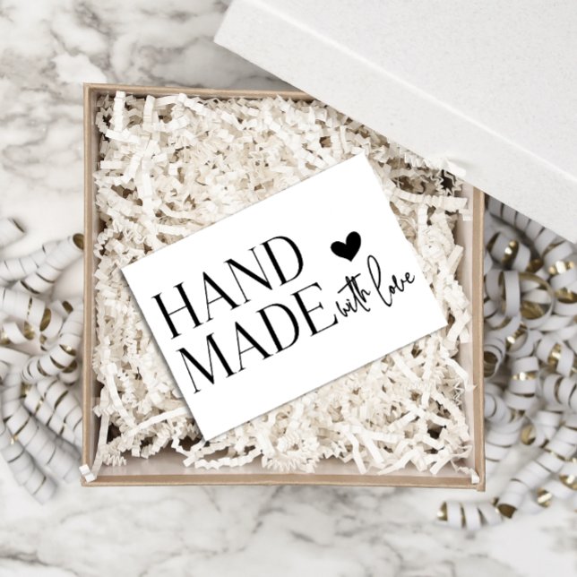 Obrigado Cartão de Inserção do Pedido para Pequena (Criador carregado)