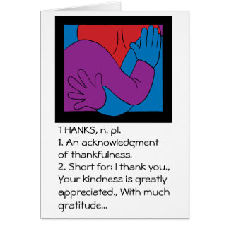 Obrigado Cartão de Saudação