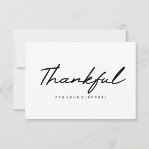 Obrigado Cartão de visita