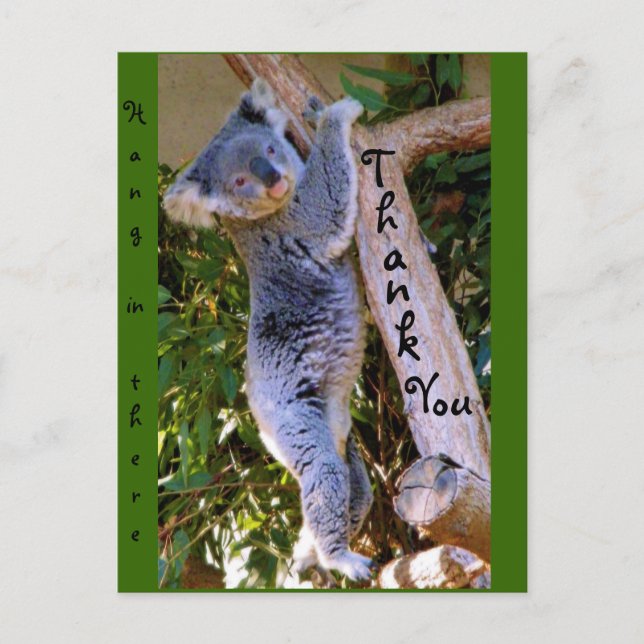 Obrigado— Cartão postal (Frente)