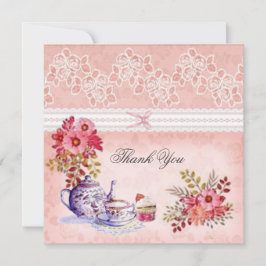 Obrigado, cartão rosa