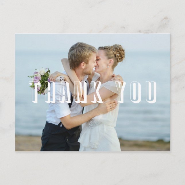 Obrigado Cartões de fotos (Frente)