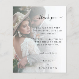 Obrigado Casamento Adicionar Sua Própria Foto com 