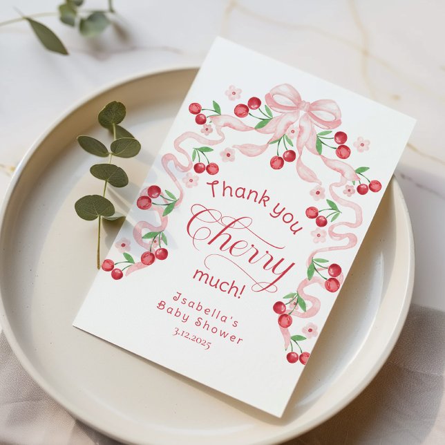 Obrigado Cherry Much Cherry no Cartões de agradeci (Criador carregado)