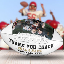 Obrigado Coach Team Name and Team Photo Football
