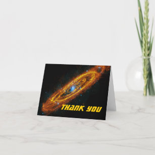 Obrigado das estrelas do Andromeda você cartão de