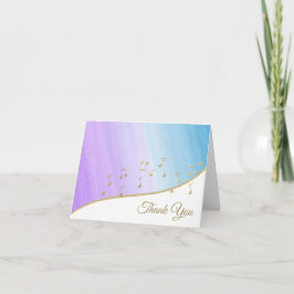 Obrigado das notas da música você