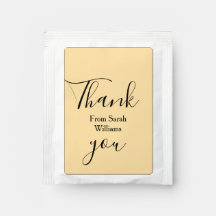 Obrigado de adicionar nome amarelo Pastel boho cas