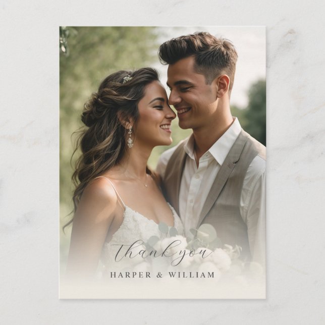 Obrigado de algodão macio, seu cartão postal de ca (Frente)