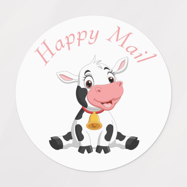 obrigado de aniversário com adesivos rosa (Design 3)