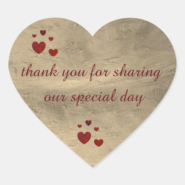 Obrigado de casamentos que vocês autocolantes dese (Frente)