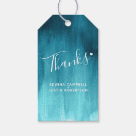 Obrigado de chá ou etiquetas de presentes de event