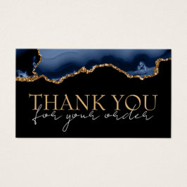 Obrigado de desconto do ouro azul