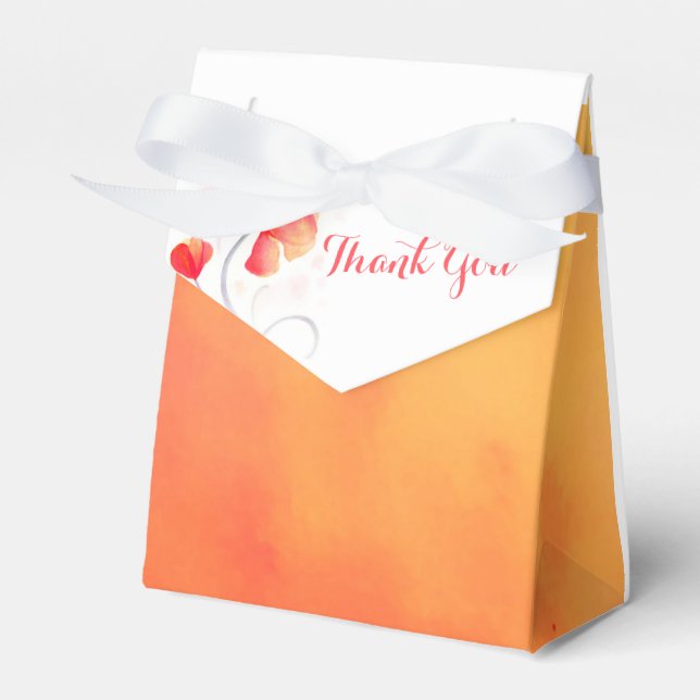 Obrigado de flor de lavagem com água, sua caixa de (Frente)