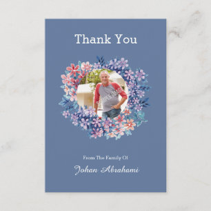 Obrigado de Funera você cartão com fotos