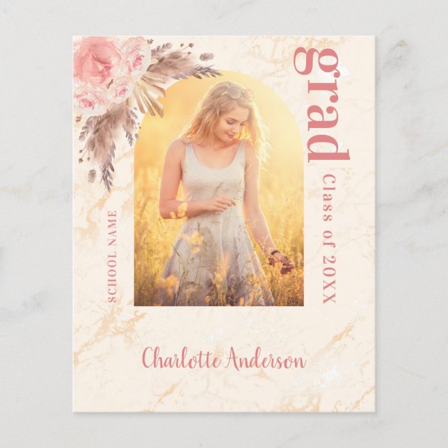 Obrigado de graduação de gramíneas de capa de orça (Frente)