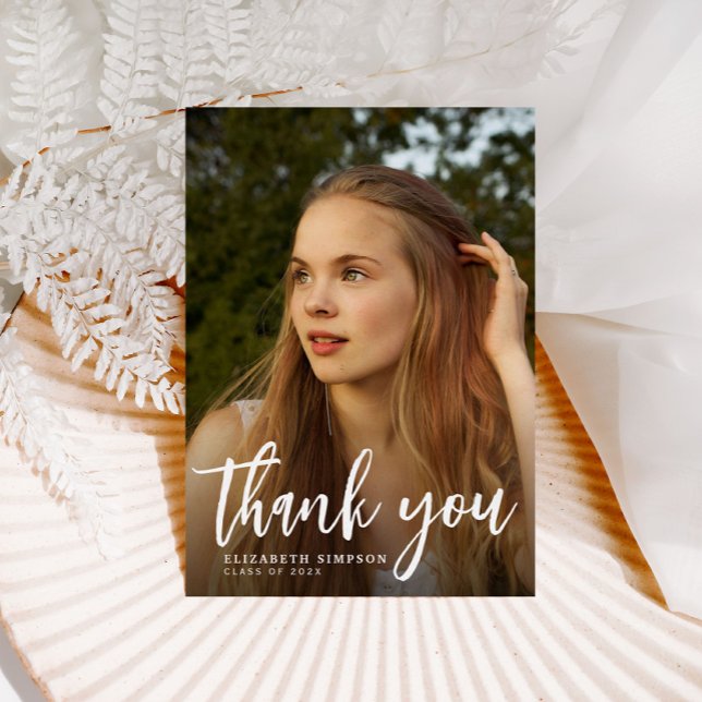 obrigado de graduação de script de pincel cartão c (Criador carregado)