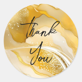 Obrigado de ouro maravilhoso, seus adesivos
