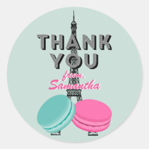 Obrigado de Paris do doce dezesseis você etiqueta