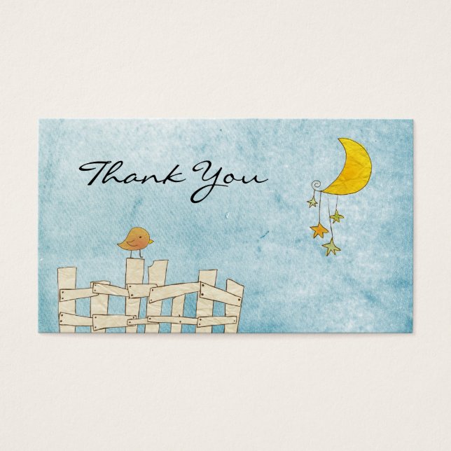 Obrigado de pássaro e lua (Frente)