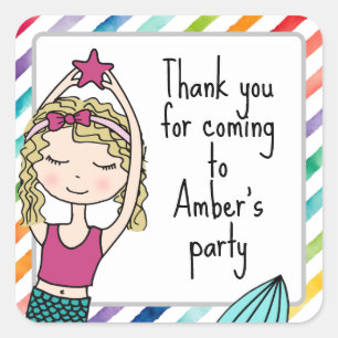 Obrigado de Sereia, seus adesivos favorecem a bols