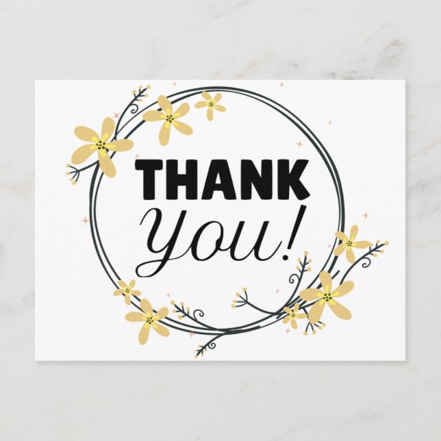 obrigado do Cartão Postal (Frente)