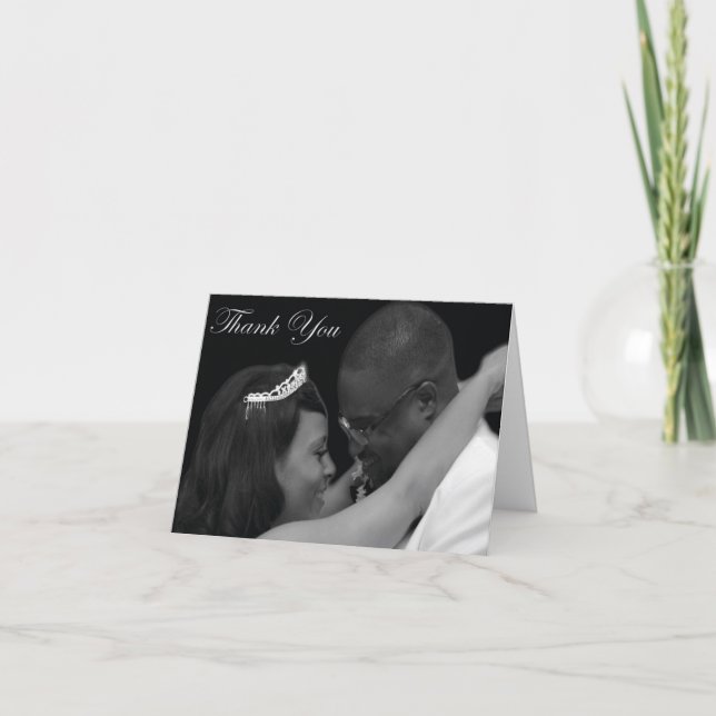 obrigado do casamento do jf você cartões (Frente)