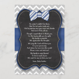 Obrigado do chá de fraldas do laço você notas com