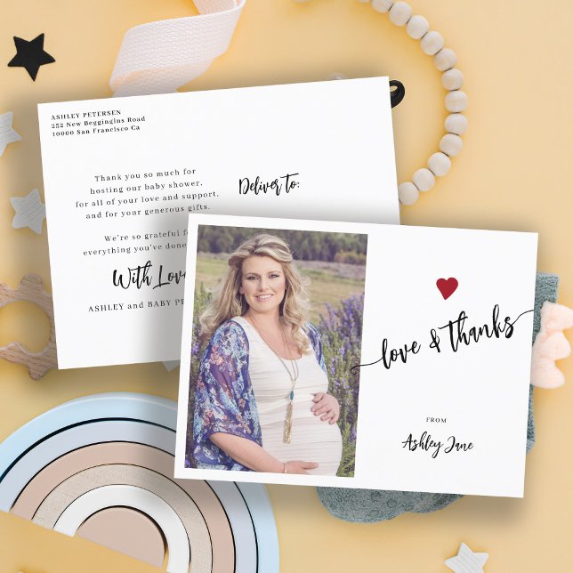 obrigado do chá de fraldas seu cartão postal (Criador carregado)