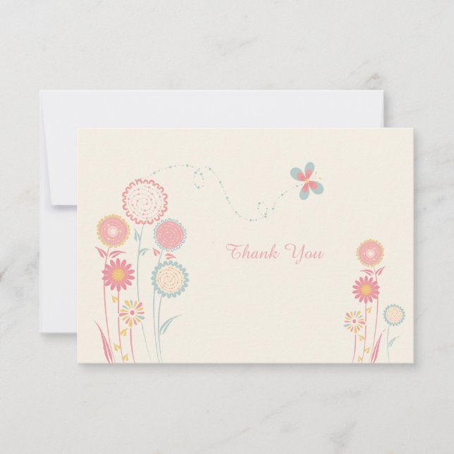 Obrigado do dia de primavera você cartões (Frente)