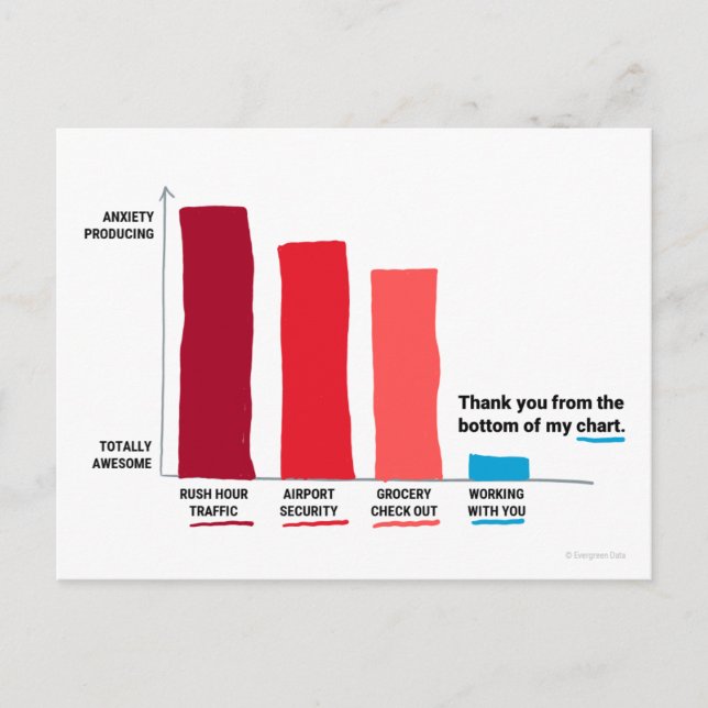 Obrigado do Fundo do Meu Cartão Postal de Gráficos (Frente)