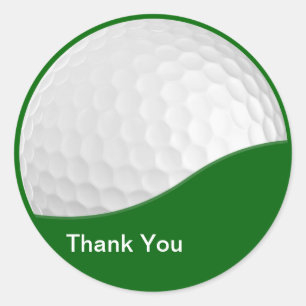 Obrigado do golfe você etiquetas