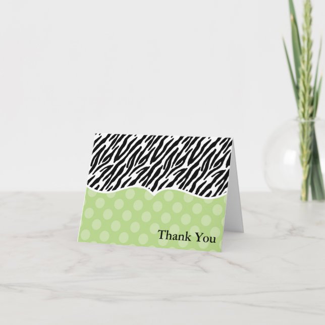 Obrigado do impressão da zebra você cartões (Frente)