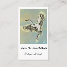 Obrigado do pássaro você nota - o cartão de visita