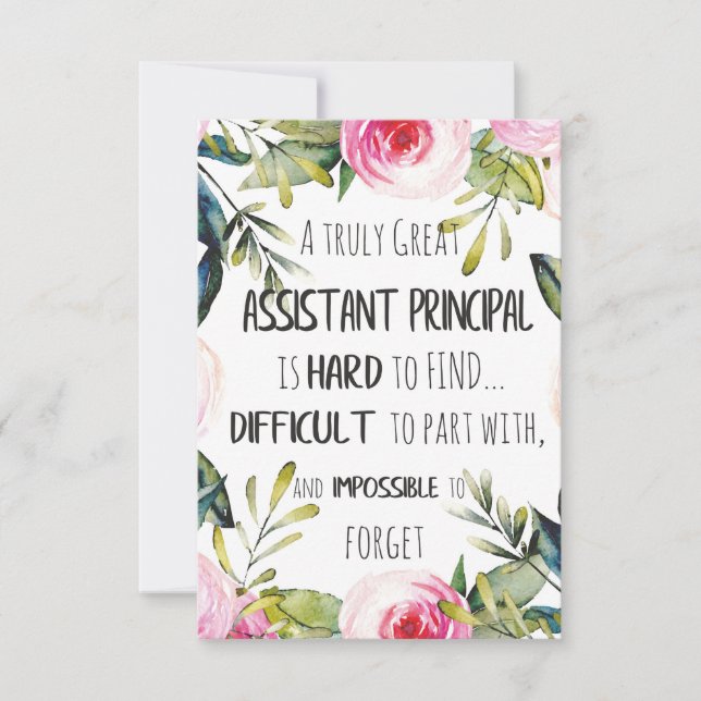 Obrigado do Secretário de Apreciação Principal Ass (Frente)