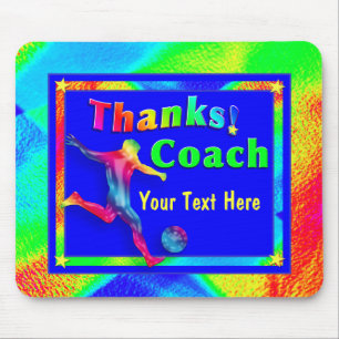 Obrigado do treinador do futebol você Mousepad