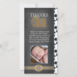 Obrigado do vaqueiro você cartão com fotos